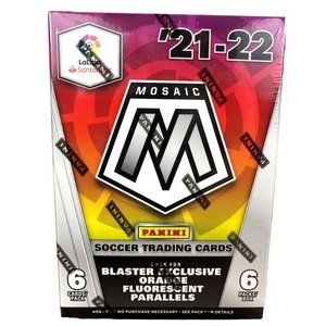 2021-22 Panini Mosaic Soccer LaLiga Blaster Box Factory Sealed